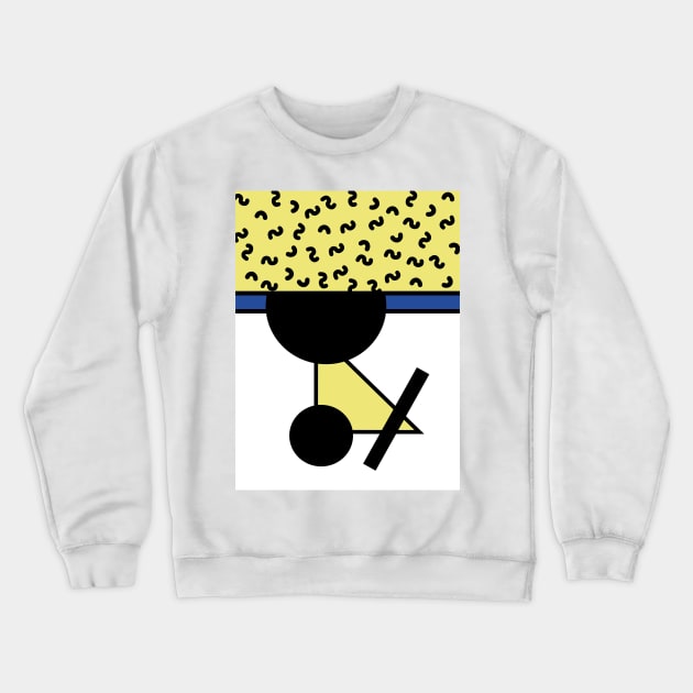 Memphis Poster II Crewneck Sweatshirt by fivemmPaper